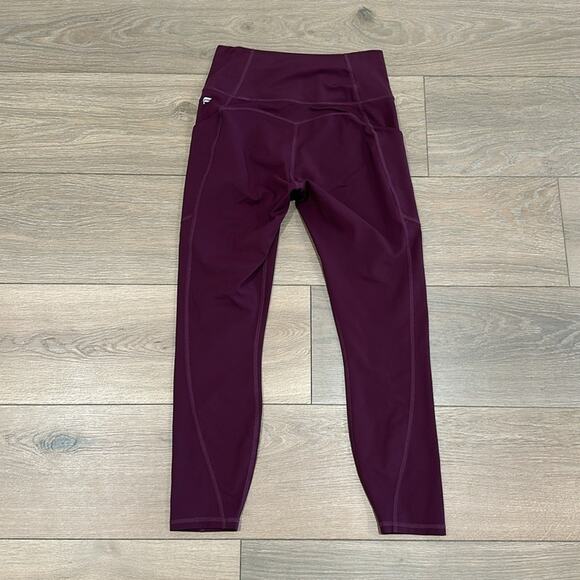 FABLETICS Burgundy Oasis PureLuxe High Waist Pocket Workout Gym Yoga Leggings S - Picture 3 of 12